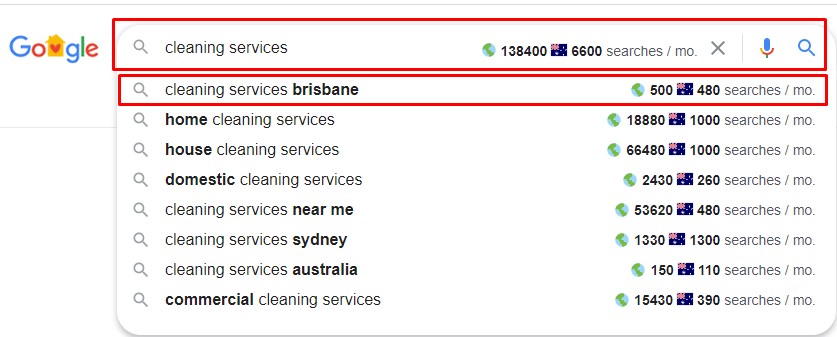 monthly searches for cleaning services start your own business working from home 1