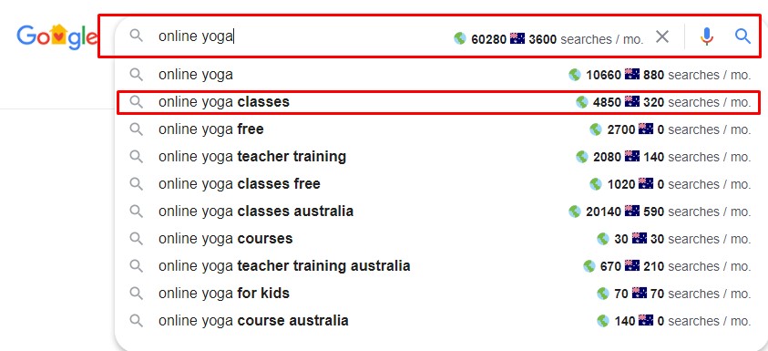 searches online yoga classes start your own business working from home services