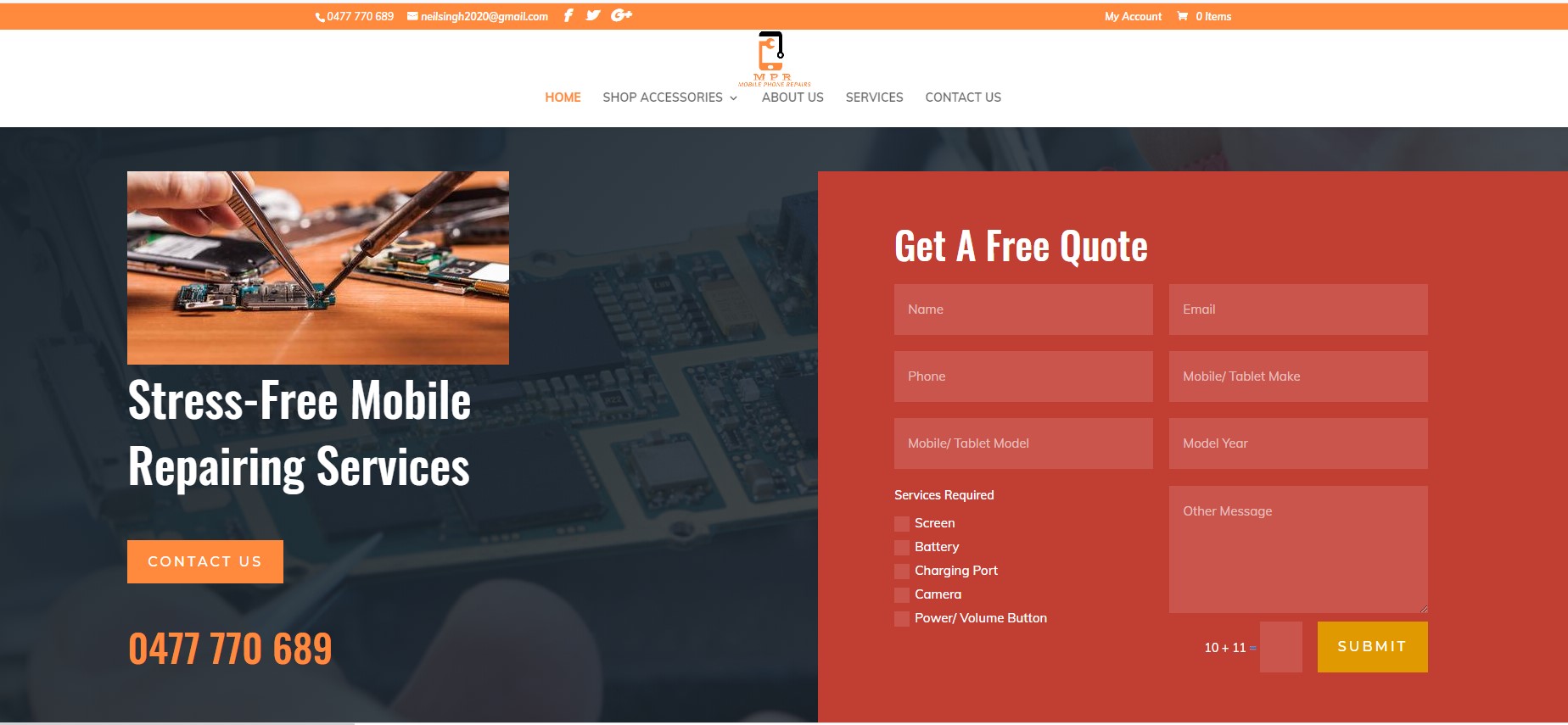 start your own mobile phone repair busienss working from home