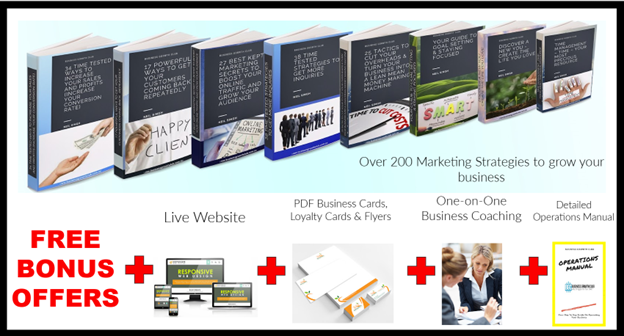 BONUS business in a box starter pack BONUS business in a box starter pack