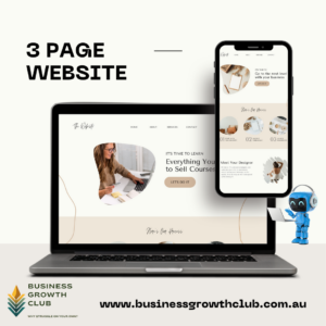 Custom 3-page WordPress website design for small businesses
