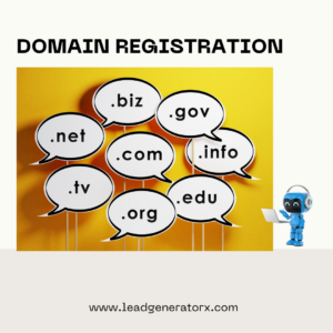 Domain registration service to secure your online presence and brand
