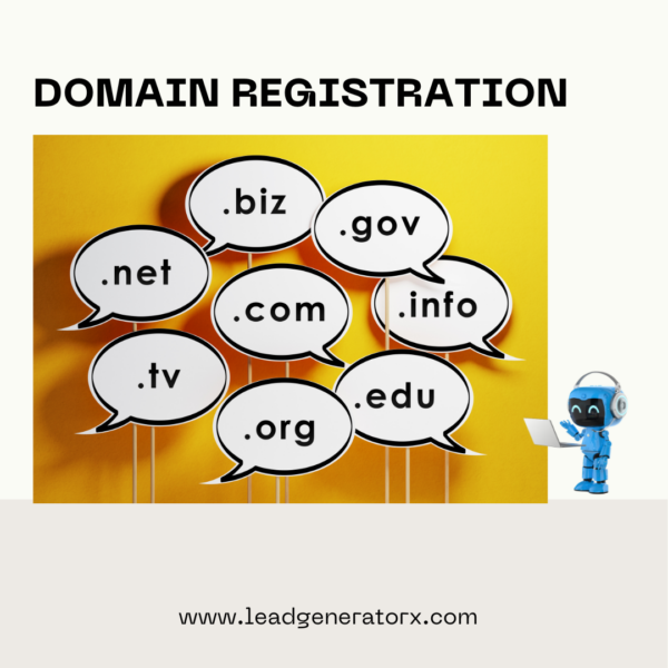 Domain registration service to secure your online presence and brand