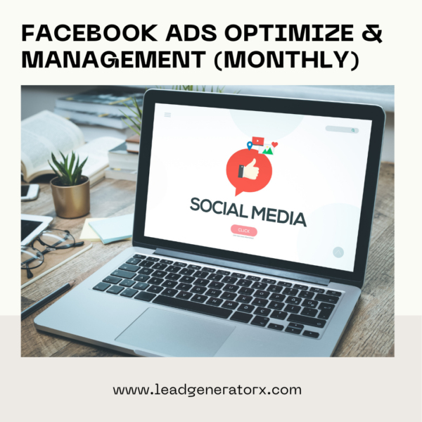 Facebook Ads management and optimization for improved conversions