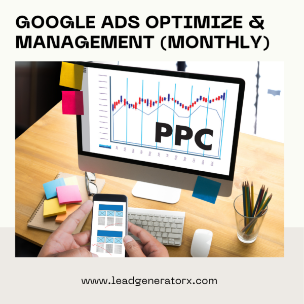 Google Ads management service for increased conversions and optimized performance
