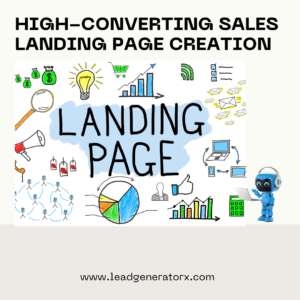 High-converting sales landing page designed to maximize conversions