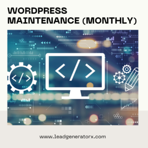 WordPress maintenance service for security, updates, and performance