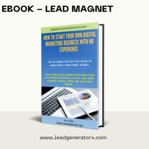 Custom 100-page eBook lead magnet for capturing qualified leads