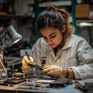 start a mobile phone repair business. Mobile phone repair offers low startup costs, high profit margins, growing demand, flexible hours, and endless client opportunities!